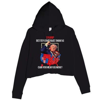 Better Coverage Than 5g Can You Hear Us Now Crop Fleece Hoodie