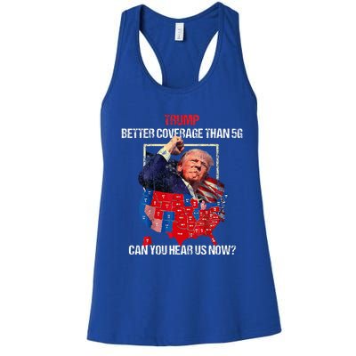 Better Coverage Than 5g Can You Hear Us Now Women's Racerback Tank