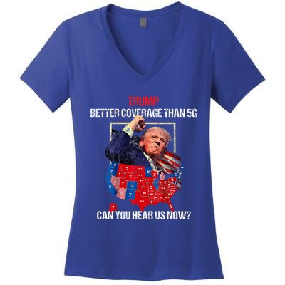 Better Coverage Than 5g Can You Hear Us Now Women's V-Neck T-Shirt