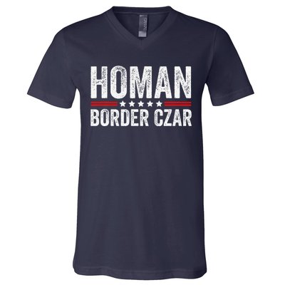 Border Czar Tom Homan Trump President Election Maga Support V-Neck T-Shirt