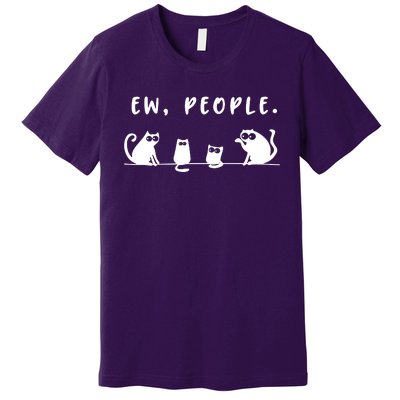 Black Cat Team Ew People Premium T-Shirt