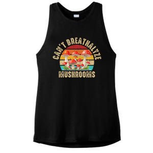 Breathalyzer Chemical Test Funny CanT Breathalyze Mushrooms Ladies PosiCharge Tri-Blend Wicking Tank