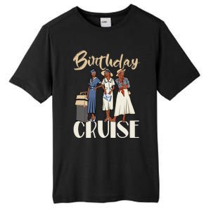 Birthday Cruise Trip For Black Melanin Cute Gift Tall Fusion ChromaSoft Performance T-Shirt