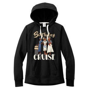 Birthday Cruise Trip For Black Melanin Cute Gift Women's Fleece Hoodie