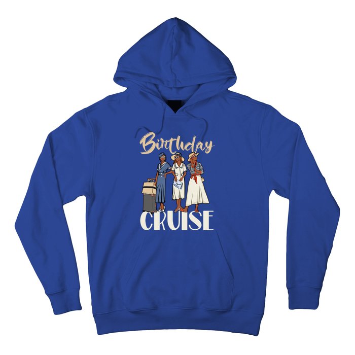 Birthday Cruise Trip For Black Melanin Cute Gift Hoodie