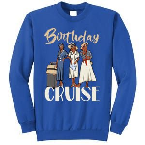 Birthday Cruise Trip For Black Melanin Cute Gift Sweatshirt