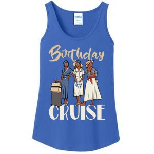 Birthday Cruise Trip For Black Melanin Cute Gift Ladies Essential Tank