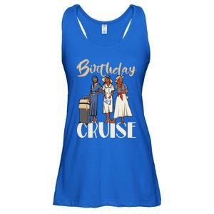 Birthday Cruise Trip For Black Melanin Cute Gift Ladies Essential Flowy Tank