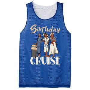 Birthday Cruise Trip For Black Melanin Cute Gift Mesh Reversible Basketball Jersey Tank