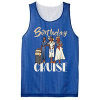 Birthday Cruise Trip For Black Melanin Cute Gift Mesh Reversible Basketball Jersey Tank