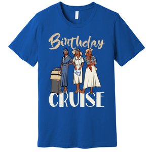 Birthday Cruise Trip For Black Melanin Cute Gift Premium T-Shirt