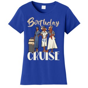 Birthday Cruise Trip For Black Melanin Cute Gift Women's T-Shirt