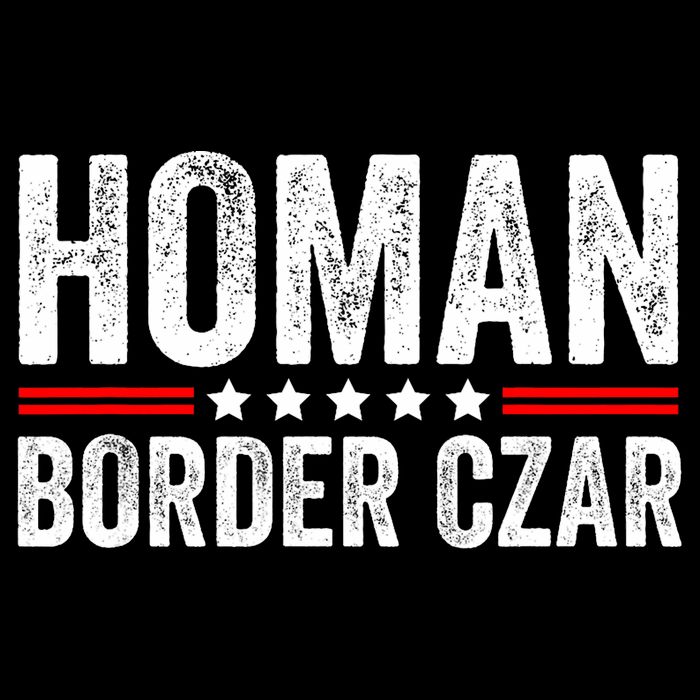 Border Czar Tom Homan Trump President Election Maga Support Women's Crop Top Tee