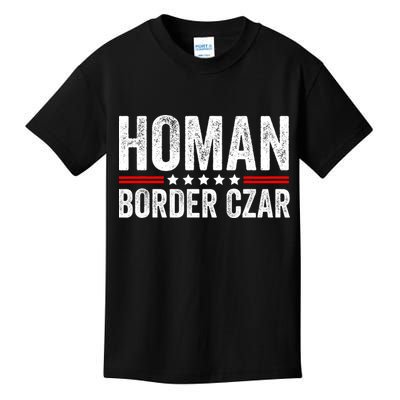 Border Czar Tom Homan Trump President Election Maga Support Kids T-Shirt