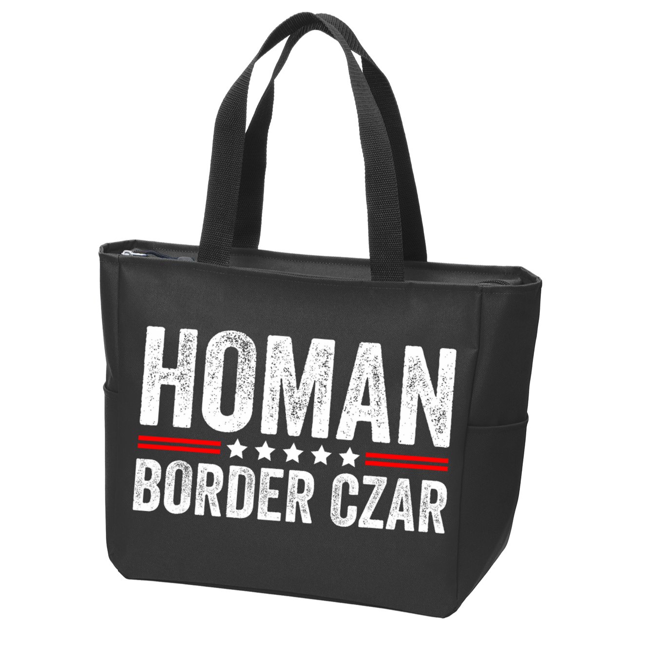 Border Czar Tom Homan Trump President Election Maga Support Zip Tote Bag