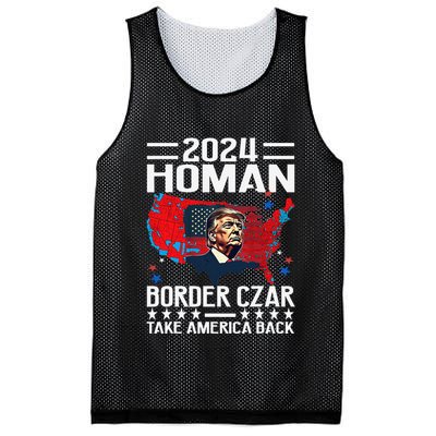 Border Czar Tom Homan Trump President Elect Maga Support Mesh Reversible Basketball Jersey Tank