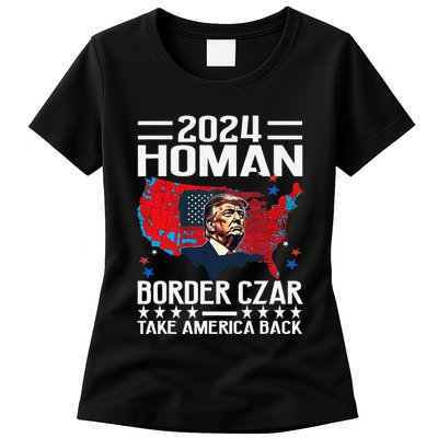 Border Czar Tom Homan Trump President Elect Maga Support Womens T-Shirt