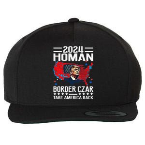 Border Czar Tom Homan Trump President Elect Maga Support Wool Snapback Cap