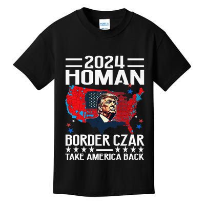 Border Czar Tom Homan Trump President Elect Maga Support Kids T-Shirt
