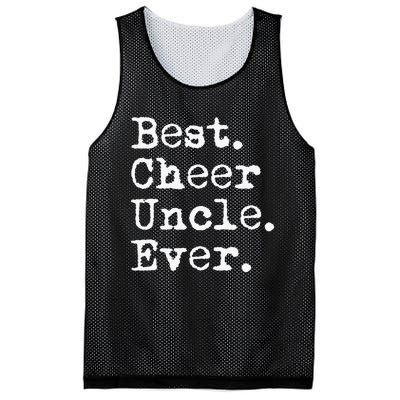 Best Cheer Uncle Ever Funny Saying from Cheerleader Niece Mesh Reversible Basketball Jersey Tank