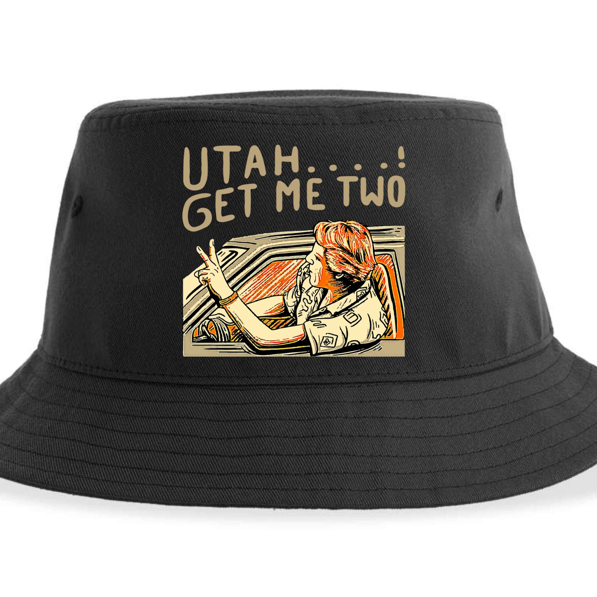 Baseball Chickie Utah Get Me Two Sustainable Bucket Hat