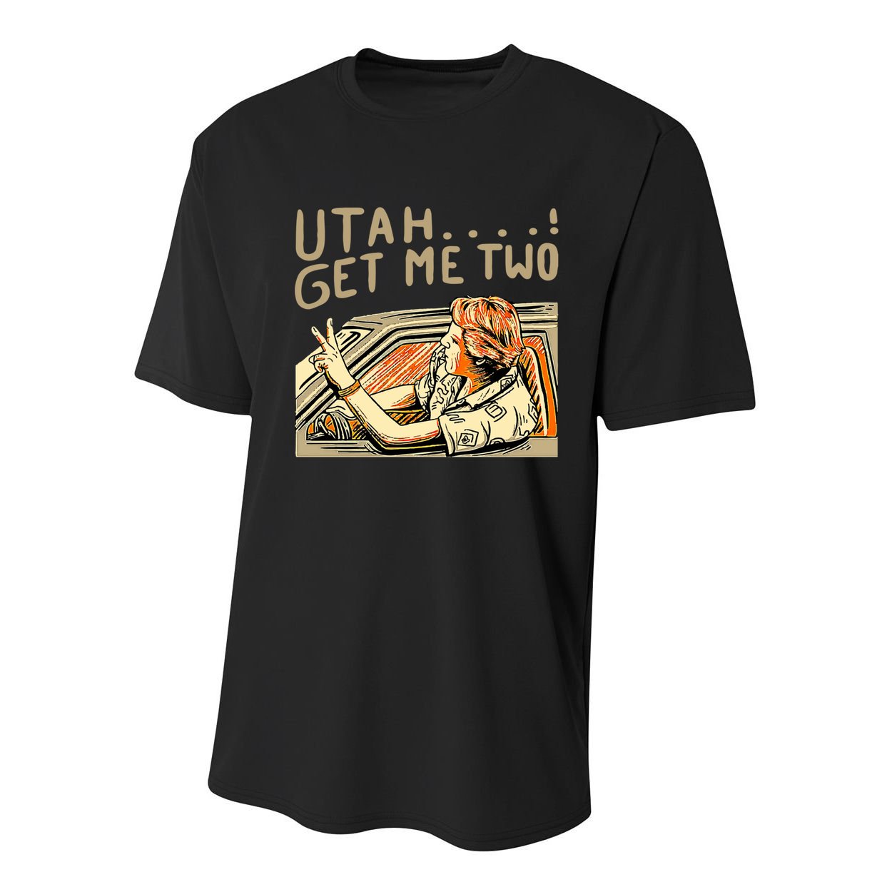 Baseball Chickie Utah Get Me Two Youth Performance Sprint T-Shirt