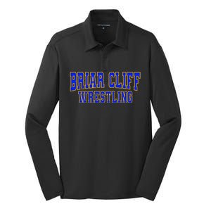 Briar Cliff University Wrestling Silk Touch Performance Long Sleeve Polo