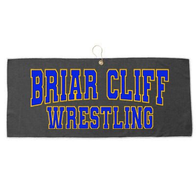 Briar Cliff University Wrestling Large Microfiber Waffle Golf Towel