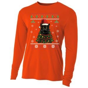 Black Cat Ugly Christmas Xmas Kitten Dults Great Gift Cooling Performance Long Sleeve Crew