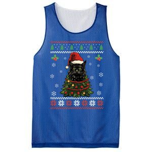 Black Cat Ugly Christmas Xmas Kitten Dults Great Gift Mesh Reversible Basketball Jersey Tank