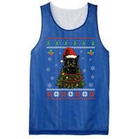 Black Cat Ugly Christmas Xmas Kitten Dults Great Gift Mesh Reversible Basketball Jersey Tank