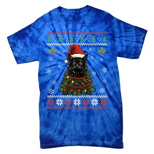 Black Cat Ugly Christmas Xmas Kitten Dults Great Gift Tie-Dye T-Shirt