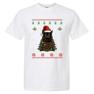 Black Cat Ugly Christmas Xmas Kitten Dults Great Gift Garment-Dyed Heavyweight T-Shirt