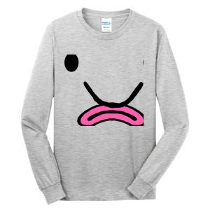 Blobfish Costume Ugly Blob Fish Face Grumpy Grouch Tall Long Sleeve T-Shirt