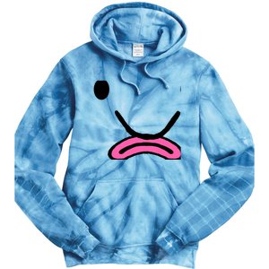 Blobfish Costume Ugly Blob Fish Face Grumpy Grouch Tie Dye Hoodie