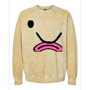 Blobfish Costume Ugly Blob Fish Face Grumpy Grouch Colorblast Crewneck Sweatshirt