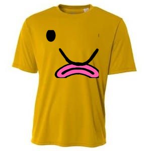 Blobfish Costume Ugly Blob Fish Face Grumpy Grouch Cooling Performance Crew T-Shirt