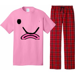 Blobfish Costume Ugly Blob Fish Face Grumpy Grouch Pajama Set