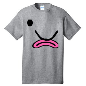 Blobfish Costume Ugly Blob Fish Face Grumpy Grouch Tall T-Shirt