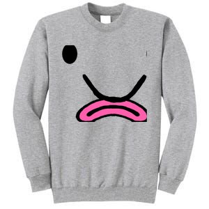 Blobfish Costume Ugly Blob Fish Face Grumpy Grouch Tall Sweatshirt