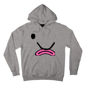 Blobfish Costume Ugly Blob Fish Face Grumpy Grouch Tall Hoodie