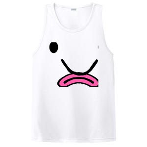 Blobfish Costume Ugly Blob Fish Face Grumpy Grouch PosiCharge Competitor Tank