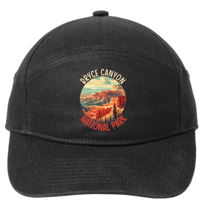 Bryce Canyon Us Stateutah Nation Parks Camping 7-Panel Snapback Hat
