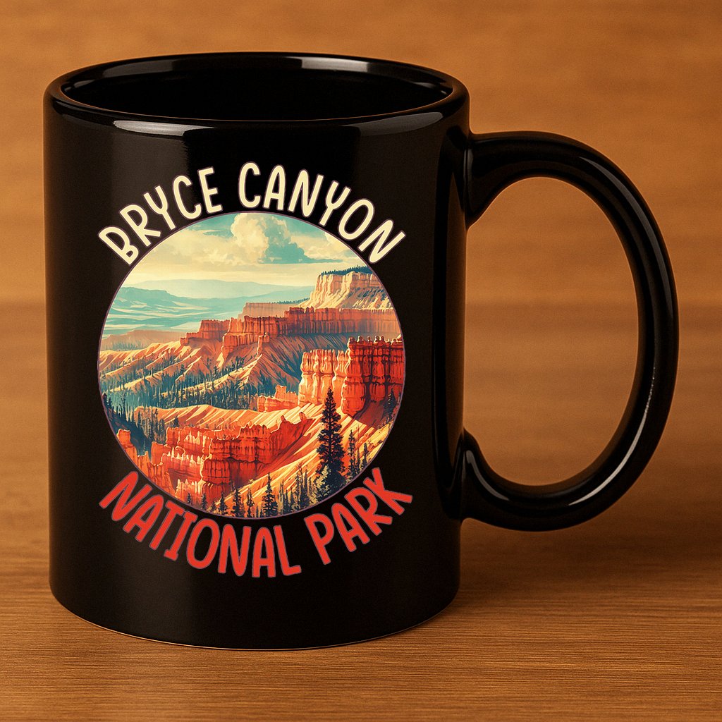 Bryce Canyon Us Stateutah Nation Parks Camping 11oz C Handle Ceramic Mug