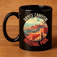 Bryce Canyon Us Stateutah Nation Parks Camping 11oz C Handle Ceramic Mug
