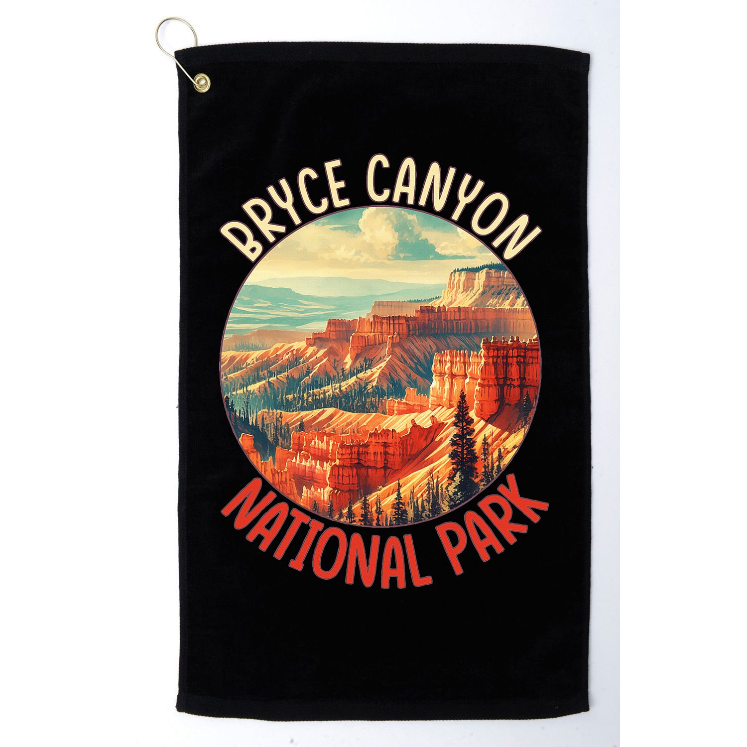 Bryce Canyon Us Stateutah Nation Parks Camping Golf Towel