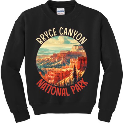 Bryce Canyon Us Stateutah Nation Parks Camping Kids Sweatshirt