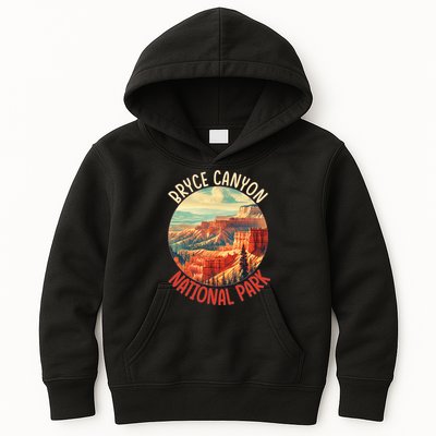 Bryce Canyon Us Stateutah Nation Parks Camping Kids Hoodie