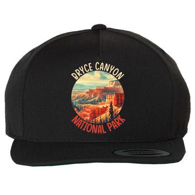 Bryce Canyon Us Stateutah Nation Parks Camping Wool Snapback Cap