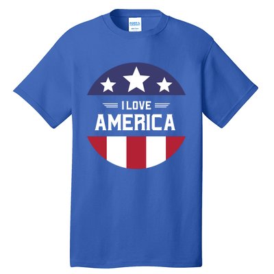 Best Country Usa American Citizen I Love America Funny Gift Tall T-Shirt